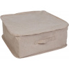 Textilný úložný box na oblečenie a prikrývky so zipsom Compactor SANDY 46 x 46 x 20,5 cm (RAN11278)