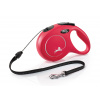 Flexi New Classic lanko M 8 m max. 20 kg červené