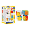 CHICCO Kocky s aktivitami a zvukom 2v1 10m+ 7x7x7 biela