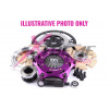 KTY18521-2E Xtreme Performance 184mm Rigid Ceramic Twin Plate Clutch Kit Incl Flywheel 1220Nm