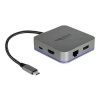 DeLOCK USB Type-C Docking Station for Mobile Devices - Dokovací stanice - USB-C - HDMI - GigE 87742