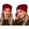 Fashionweek Elegantná dámska teplá čiapka v módnych farbách BEANIE ZIZI-V1 Farba: Vínové, Veľkosť: Universal