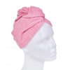 SPA | Supersavý turban na vysušení mokrých vlasů | lehký & šetrný | korálově růžový