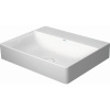DURAVIT DuraSquare umývadlo do nábytku bez otvoru, bez prepadu, 600 x 470 mm, biela, 2353600070