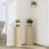 Stojany na rastliny 2 ks dub sonoma 17x17x60cm kompozitné drevo-ForU-852935