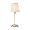 Markslöjd Stolová lampa Anno, starý mosadz/biela, stmievateľná, nabíjacia stanica - 109126