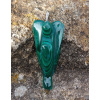 Malachit prívesok anjel (34 x 16 x 9 mm)