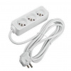 MasterLED Predlžovačka biela 3×230V 3m, 3 zásuvky, 13A, 3000W – biela