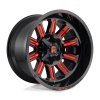 Fuel D621 HARDLINE disk 20x10 5x114.3/5x127 78.1 ET-18, Gloss black