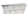 Stropné svietidlo Ideal lux 166285 MARTINEZ PL8 CROMO 8xE14 40W chróm