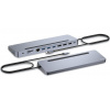 i-tec USB-C Metal Ergonomic 3x 4K Display Docking Station, Power Delivery 100 W C31FLAT2PDPRO