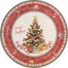 Clayre & Eef Vianočný tanier / podnos so stromčekom Merry Christmas 33 x 1 cm