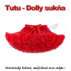 Tutu - Dolly sukňa pre dievčatá od 6 do 10 rokov, červená