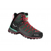 SALEWA Dámske trekové topánky MTN TRAINER LITE MID GTX M feld green/fluo coral - zelené/červené Veľkosť EU: 36