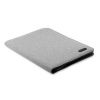 Portfólio A4 na zips , Black Farba: Grey