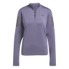 adidas Own The Run Half-Zip Running Top Womens Violet 8 (XS)