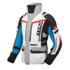 Dámská bunda na motocykel SECA Arrakis III Lady šedo/modro/červená L