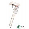 Podkrovné schody OMAN EI45 POLAR 130X70 H280 FSC ohňovzdorné TSS30301