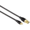 Hama Micro USB 2.0 kábel, typ A - micro B, 1,8 m, čierny