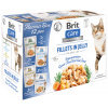 Brit Care Cat kapsičky box filety v želé, 4 x 3 ks (12 x 85 g)