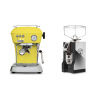 Ascaso Dream ONE, Sun Yellow + Eureka Mignon Specialita, NX black