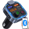 FM TRANSMITER BLUETOOTH MP3 BT AUDIO NABÍJAČKA 3X USB QC 3.0 RGB ADAPTÉR