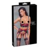 Cottelli Bondage Matte lace breast lift set