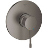 GROHE Essence páková sprchová batéria pod omietku, pre 1 výstup, kartáčovaný tmavý grafit, 24057AL1