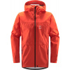 Pánská softshellová bunda Haglöfs Touring Infinium - červená Velikost: XL