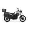 SHAD Kompletná sada sedlových brašní TERRA TR40 adventure a hliníkového vrchného kufra SHAD TERRA BLACK 48L vrátane montážnej sady SHAD BMW F 650 GS/ F 700 GS/ F 800 GS