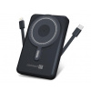 CONNECT IT CONNECT IT 10000 mAh bezdrátová Powerbanka 1xUSB-C port/1xUSB-C + 1xLightning kabel VESMÍRNĚ ŠEDÁ