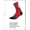 Ponožky GAERNE Monogram Long red S/M