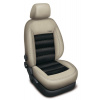 Autopotahy FORD C-MAX II,5 míst, od r.v. 2011, AUTHENTIC LEATHER béžovočerné