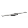 Hansgrohe RainDrain Flex - Lineárny sprchový žľab s roštom 700 z nehrdzavejúcej ocele, do priestoru, skrátiteľný, kefovaná nerezová 56043800