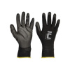 Cerva Rukavice nylónové BUNTING BLACK, veľ. 8/M