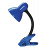 RABALUX 4260 | Dennis Rabalux štipcové svietidlo prepínač flexibilné 1x E27 modrá, čierna
