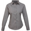 Premier | PR300, Popelínová blúzka s dl. rukávom, šedá Dark, 24_5XL
