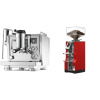 Rocket Espresso R NINE ONE + Eureka Mignon Libra, CR ferrari red