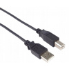 PremiumCord KU2AB05BK Kabel USB 2.0, A-B, 0,5m, barva černá