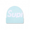 Supreme Big Logo Beanie Farba: Light Blue