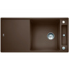 Granitový drez Blanco AXIA III XL 6 S InFino káva drev.kráj.doska obojstr.prov. s exc.