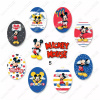 Galanterka Nažehlovací záplaty Disney 8 kusů - 5 Mickey Mouse