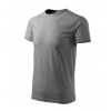 Tričko Basic 129 - 3XL, 12 - tmavosivý melír