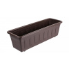 PLASTKON Truhlík Garden 60 cm hnedá