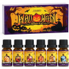 Salubrito Sada éterických olejov Halloween – Tekvicový koláč, Jablkový cider, Karamelové jablká a ďalšie (6×10 ml)