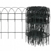 Záhradný kovový obrubník 1000 cm x 40 cm zelený