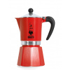 Turistický kávovar Bialetti Rainbow 6TZ - red