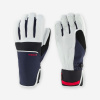 WEDZE Lyžiarske rukavice 500 Sport tmavomodro-biele 2XL