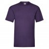 Tričko pánske Fruit of the Loom Valueweight T - fialové, XXL