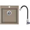 Set Sinks G20154 (dřez Viva 455 Truffle 54 + baterie Elasta Nerez/Černá)